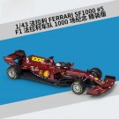 1:43 2021 F1 Formula Ferrari Sf1000 5 red Car Max Verstappen Model Simulation Toys