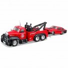 1:64 FLATBED 1953 1971 chevrolet red car elite transport Die casting model collection toy