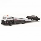 1:64 FLATBED 1987 Buick2 black car elite transport Die casting model collection toy