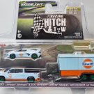 1:64 2021 Chevrolet silverado truck blue Car Diecast Metal Alloy Model Toys Collection