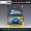 1:64 Ford Mustang BOSS 302 blue Car Muscle Transports Diecast Metal Alloy Model toys