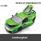 1:18 Lamborghini Huracan Performante green car model simulation toy Die casting