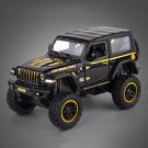 1:20 Jeep Wrangler Rubicon 1941 Modified black Car Alloy Vehicle Toy Diecasts