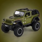 1:20 Jeep Wrangler Rubicon 1941 Modified Convertible Green Car Alloy Vehicle Toy
