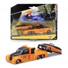 1:64 Truck Flatbed 1950 Mercury Transport orange Car Model Diecast Toy Simulation
