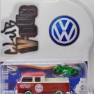 1:64 1968 VOLKSWAGEN TYPE 2 Car red green Series Diecast Alloy Model Toys