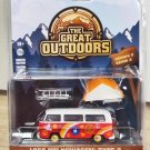 1:64 1968 VOLKSWAGEN TYPE 2 Car orange Series Diecast Alloy Model Toys Collection