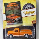 1:64 1973 Ford F 100 orange Car Diecast Metal Alloy Model Toys Collection