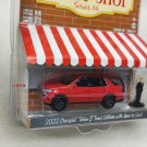 1:64 2022 Chevrolet Tahoe LT Texas Edition red car Collection models