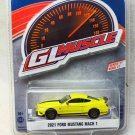 All 1:64 Series 2021 Ford Mustang yellow Car Diecast Metal Alloy Toys Collection