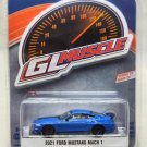 All 1:64 Series 2021 Ford Mustang blue Car Diecast Metal Alloy Model Toys