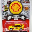1:64 1996 FORD Escort yellow white Car Diecast Metal Alloy Model Toys Collection