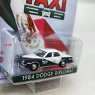 1:64 1984 Dodge Diplomat taxi white Car Diecast Metal Alloy Model Toy Collection