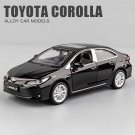 1:33 TOYOTA Corolla Hybrid black Car Alloy DieCast Model Sound and Light Toy