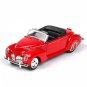 1: 38 Lincoln Convertible Classic red Car With Sound and Light Simulation Toy