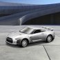 1:64 Nissan GTR Silver Car High Simulation Diecast Metal Alloy Model kids toy