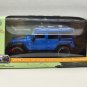 1:43 2016 Jeep Wrangler Unlimited Black Bear blue Car Version Diecast Alloy Toy