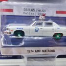 1: 64 Heat Tracking Season 35 1974 AMC Matador Bullfighter Police white Car