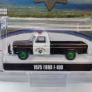 1:64 1975 Ford F 100 black Green Car version Diecast Metal Alloy Model Toys