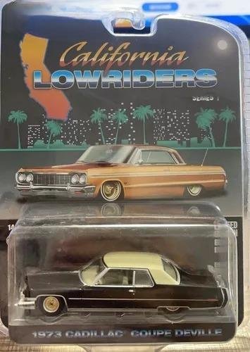 1: 64 1973 Cadillac Coupe DeVille black wheel car models version