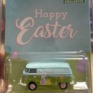 1: 64 Series Volkswagen Panel Van light blue green Car Diecast Alloy Model Toy