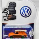 1: 64 Series 1963 Volkswagen Panel Van TYPE 3 orange green Car Diecast Alloy Toy