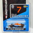 1:64 2022 NTT IndyCar Series 7 Felix Rosenovist orange Car Diecast Alloy Toy