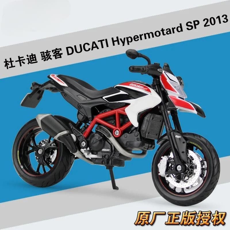 1:12 DUCATI SP 2013 white motorcycle original simulation alloy model toy