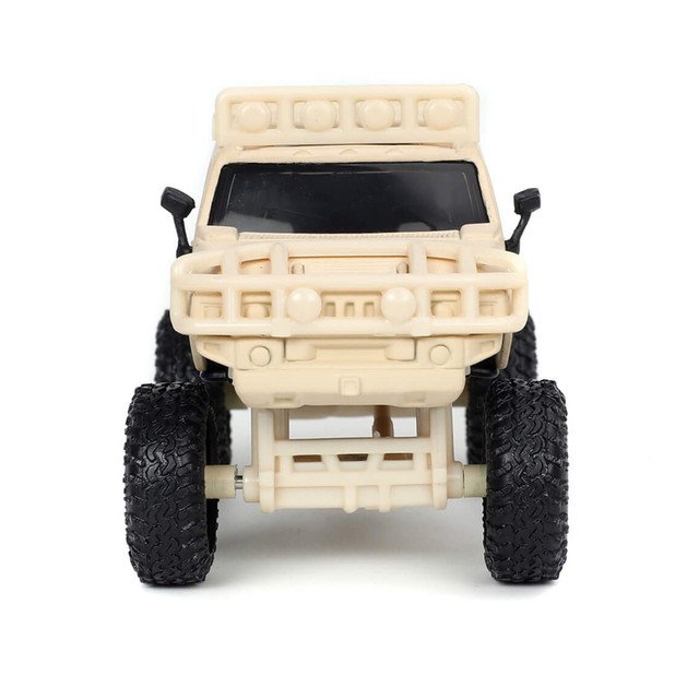 1:64 Hummer H2 model 2003 Bigfoot Matte Beige car decoration model Collection
