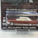 1:64 1973 Cadillac Sedan brown Car Diecast Metal Alloy Model Toys Collection