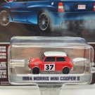 1:64 1964 Monte Carlo Rally 37 Mini Cooper S red black Car Diecast Alloy Model Toy