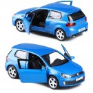 1:36 Volkswagens Golf 6 GTI Blue Car Alloy Model Diecast Metal Toy Vehicles