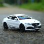 1:36 Mercedes Benz C63 AMG Coupe White Car Alloy Exquisite Diecast Toy Pull Back