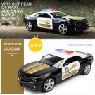 1:36 Volkswgen Chevrolet Raptor Police black Car Model Diecast Toy Simulation