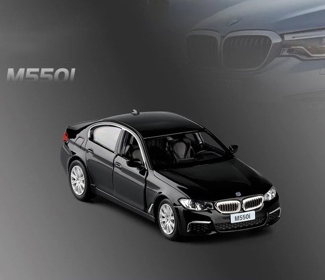 New 1:36 BMW m550 black Car Model Alloy Diecasts Vehicles Toy Collection