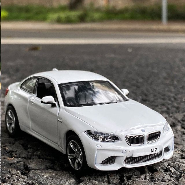 New 1:36 BMW m2 white Car Model Alloy Diecasts Vehicles Toy Collection