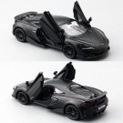 1:36 Alloy Car Matte Black Series McLaren 600LT Model Diecasts Vehicles Toy