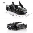 1:36 Alloy Car Matte Black Series McLaren 650S Model Diecasts Vehicles Toy