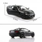 1:36 Alloy Car Matte Black Series Maserati GranTurismo Diecasts Vehicles Toy
