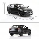 1:36 Alloy Car Matte Black Series Maserati Levante Model Diecasts Vehicles Toy