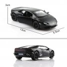 1:36 Alloy Car Matte Black Series Huracan LP610 4 Model Diecasts Toy Vehicles