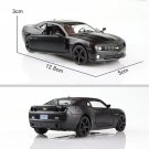1:36 Alloy Car Matte Black Series New Camaro Model Diecasts Toy Vehicles
