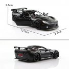 1:36 Alloy Car Matte Black Series Corvette C6 Sport Model Diecasts Toy Vehicles
