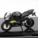 1:18 Simulation Portable Offroad Vehicle Model Motorcycle Black Yamaha Toy