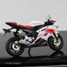 1:18 Simulation Portable Offroad Vehicle Model Motorcycle white Yamaha Toy