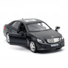 1:36 Mercedes Benz E63 AMG Matt Black Car Exquisite Diecast Toy Styling Limousine