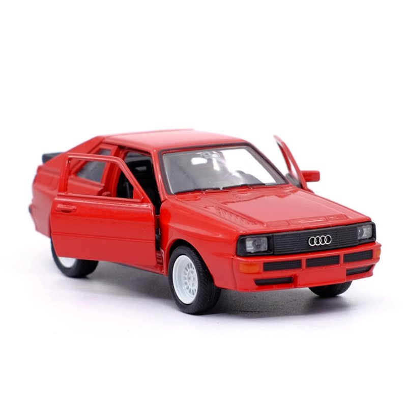 1:36 Audi Sport Quattro Classical red Car Alloy Model Diecasts Toy Simulation