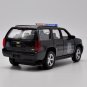 1:36 Chevrolet 2008 Corvette Tahoe black Car Alloy Diecast Toy Police Simulation
