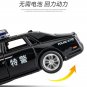 1:36 Scale Rolls Royce Phantom Police black Car Alloy Diecast Pull Back Toy