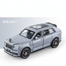 1:36 Rolls Royce Cullinan grey car Diecast Alloy Model Sound Light Pull Back Toy